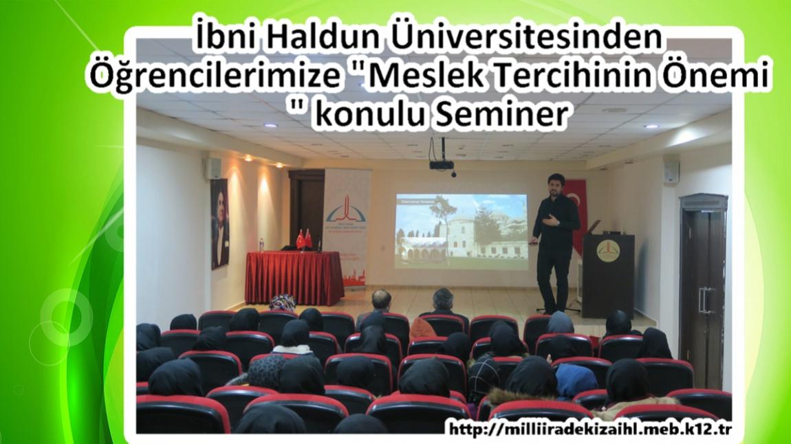 İbni Haldun Üniversitesinden  Öğrencilerimize 