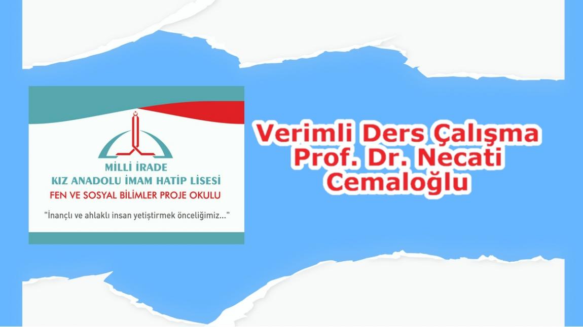 Verimli Ders Çalışma ,Prof. Dr. Necati Cemaloğlu 
